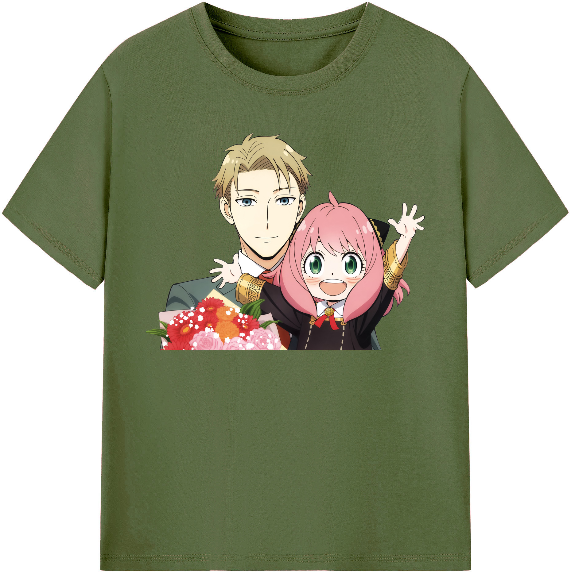 （画像用） SPY×FAMILY间谍家家酒 綿100％半袖Tシャツ（フロントプリント）